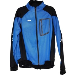 ARSUXEO Cycling jacket. Blue/Black. Men's‎ size Large..
